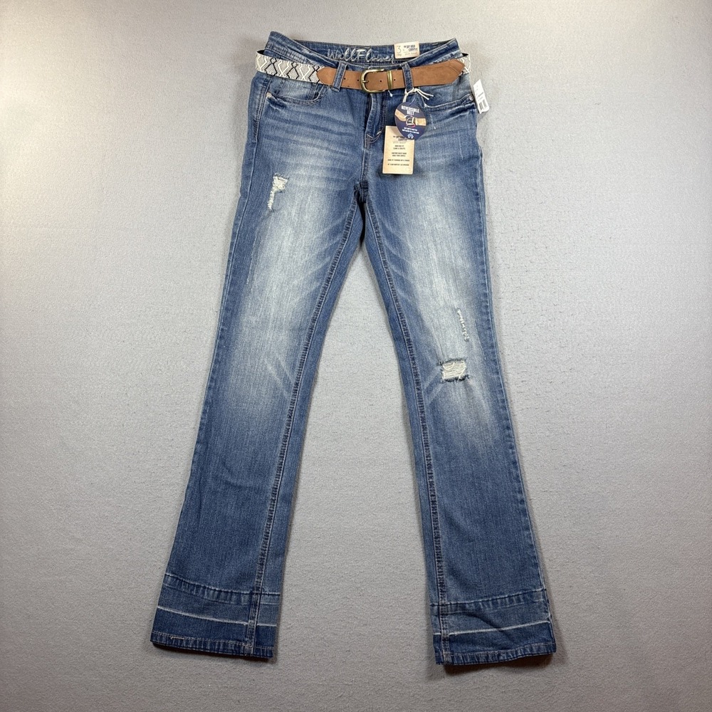 NEW Wallflower Jeans Size 3 / 26   Sky High Curvy Fit Light Wash Slim Bootcut
